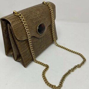 Sheldon Original Milk Chocolate Brown Lizard Purse